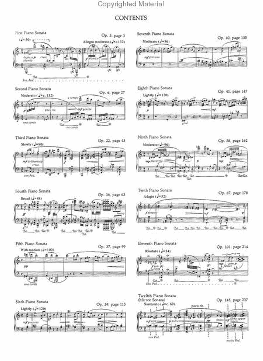 Piano Sonatas Chamber Music scores gallery preview page 2