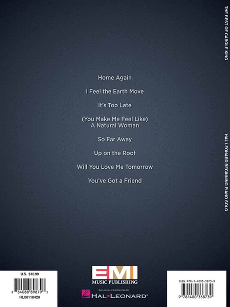 The Best of Carole King Piano Solo scores gallery preview page 2
