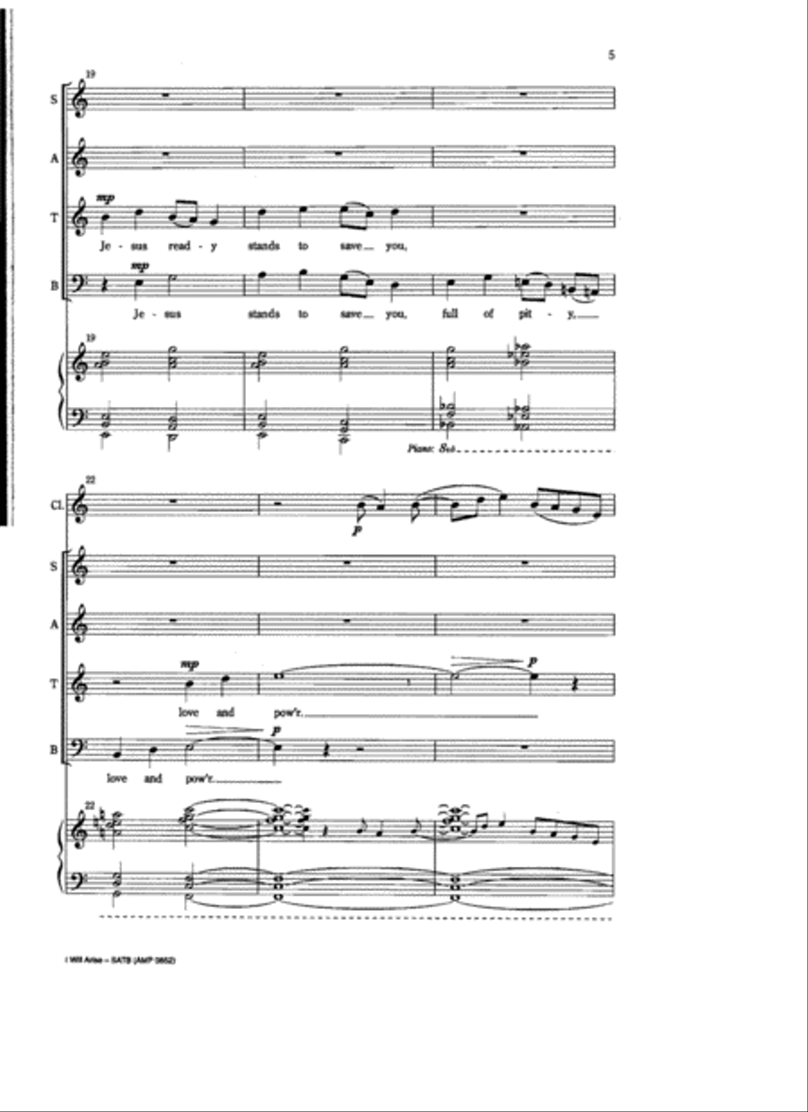 This Bitterly Beautiful Land Two Choruses 4-Part scores gallery preview page 4
