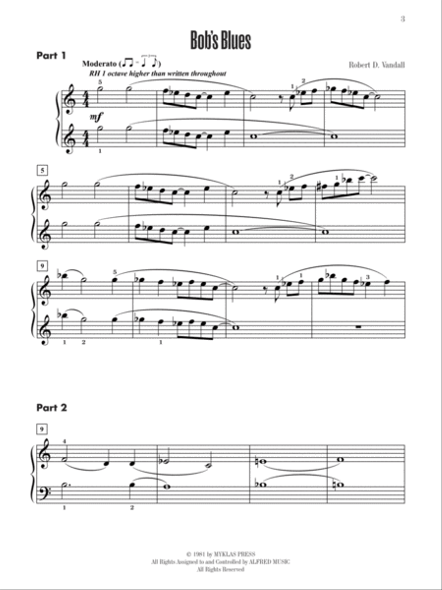 Contest Winners for Three, Book 5 Small Ensemble scores gallery preview page 3