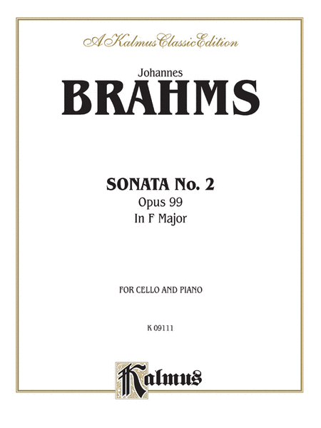 Sonata No. 2, Op. 99 in F Minor