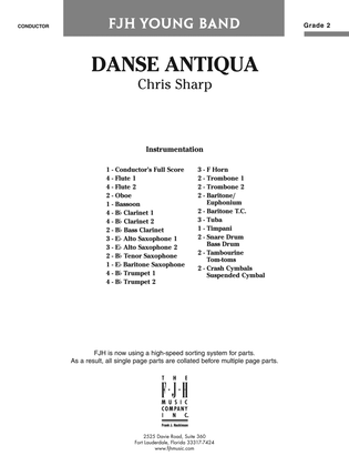 Danse Antiqua: Score