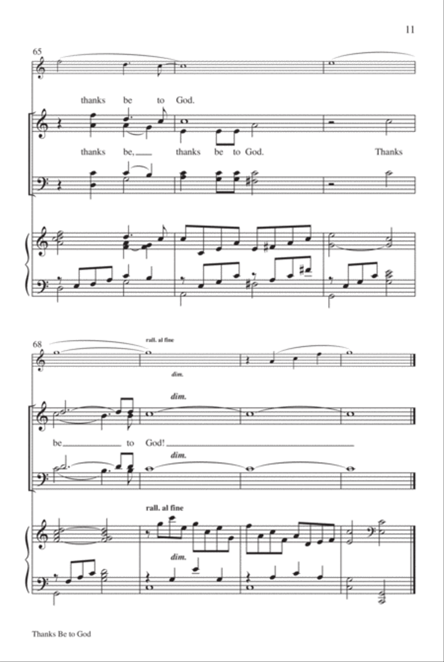 Thanks Be to God 4-Part scores gallery preview page 12