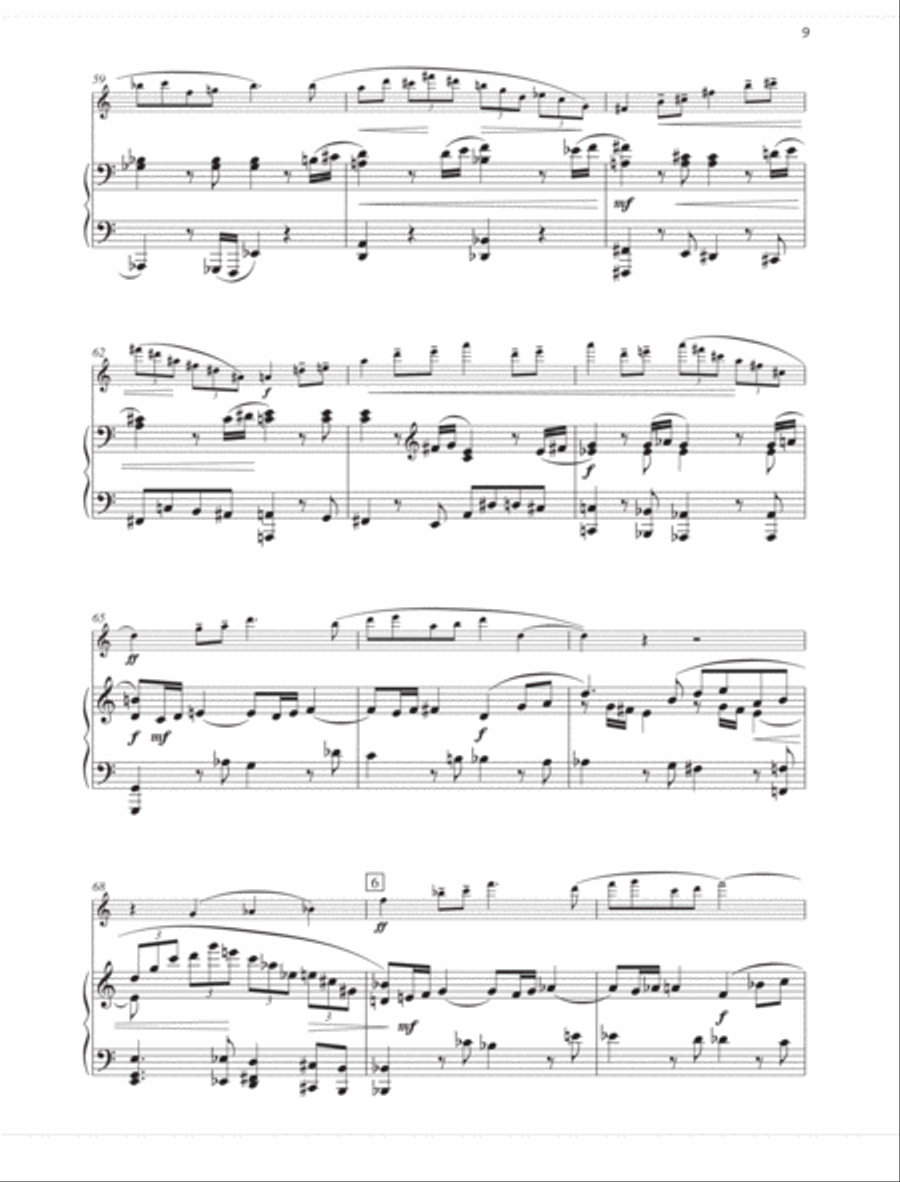 Sonata Flute Solo scores gallery preview page 5