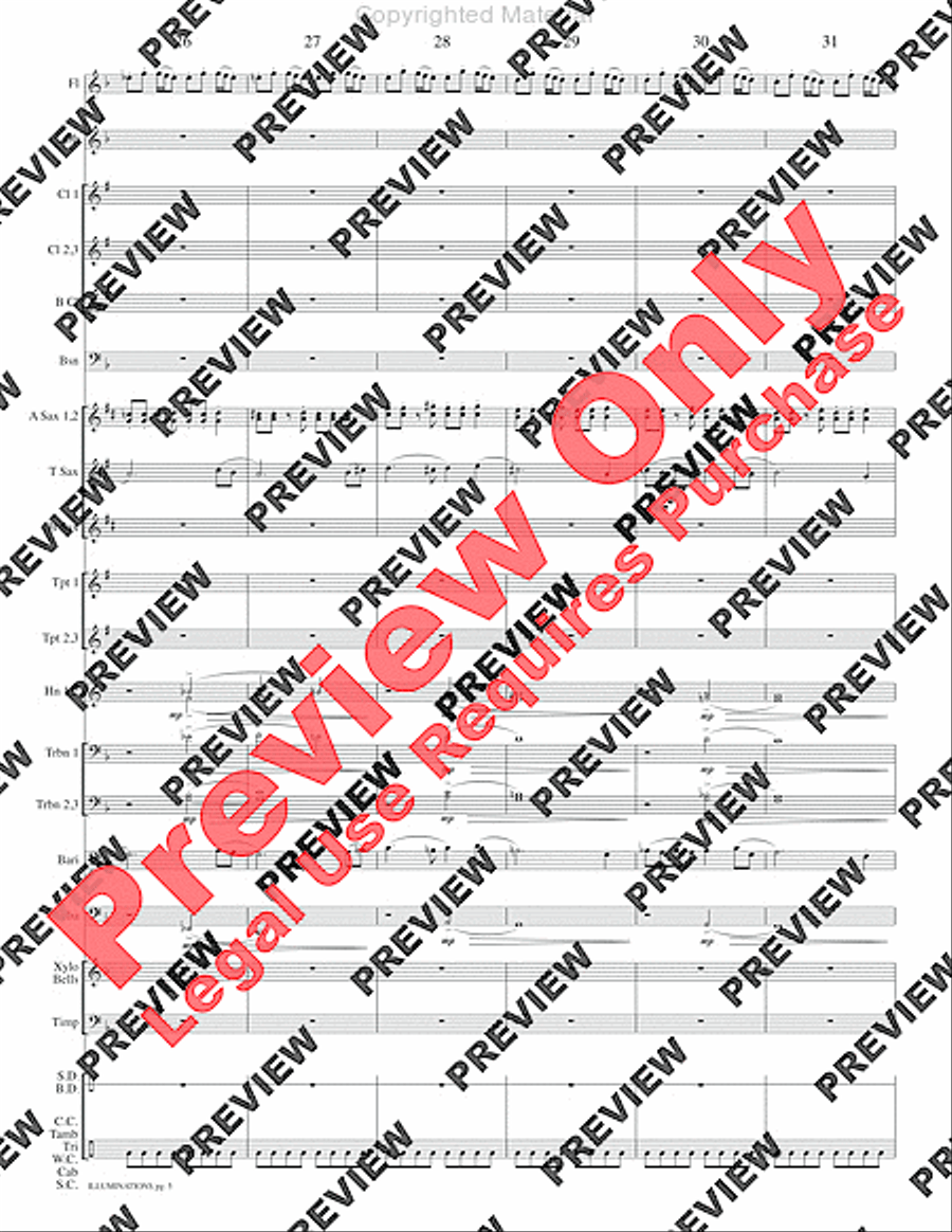 Illuminations Concert Band scores gallery preview page 8
