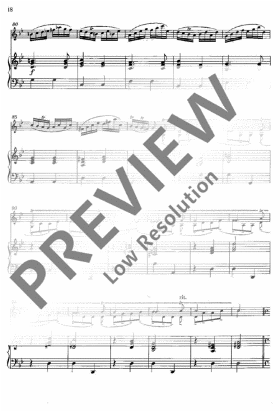 Sonata G Minor Violin Solo scores gallery preview page 19