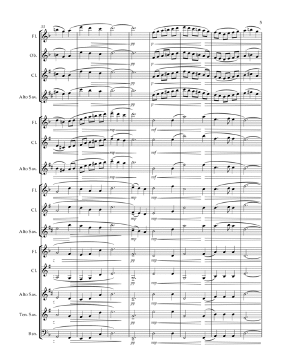 Scarborough Fair For a Flexible Combination Of Four Wind Instruments image number null