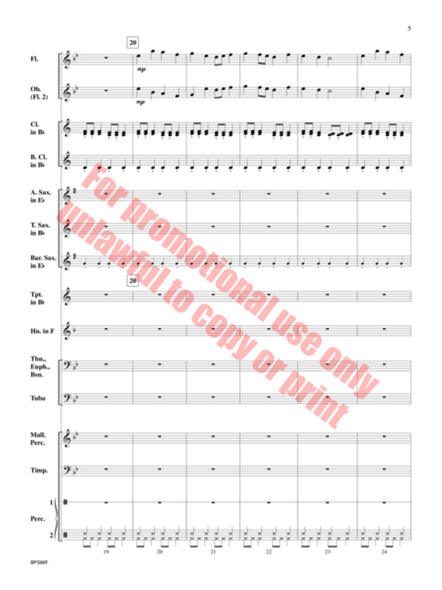 Ethos Concert Band scores gallery preview page 6