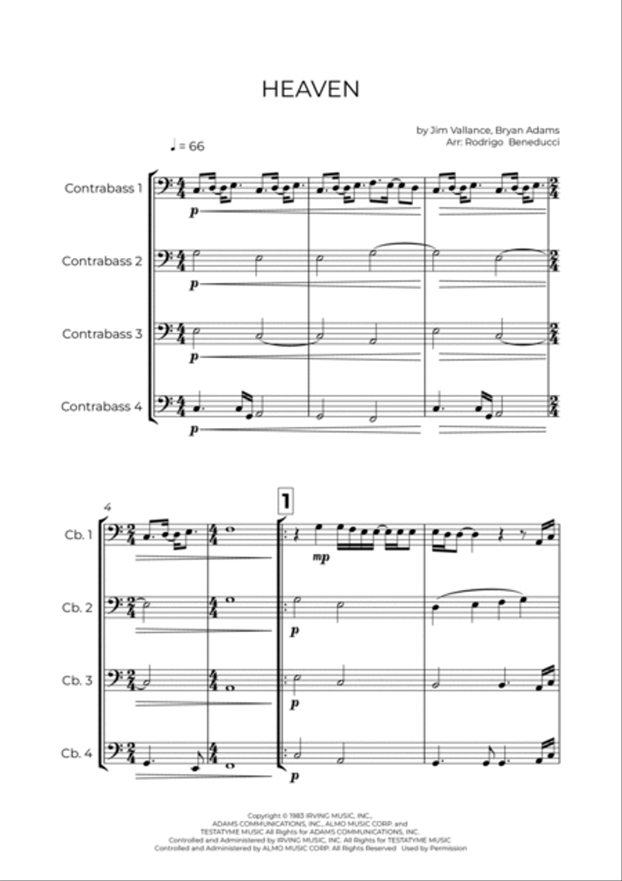 Heaven String Quartet scores gallery preview page 2