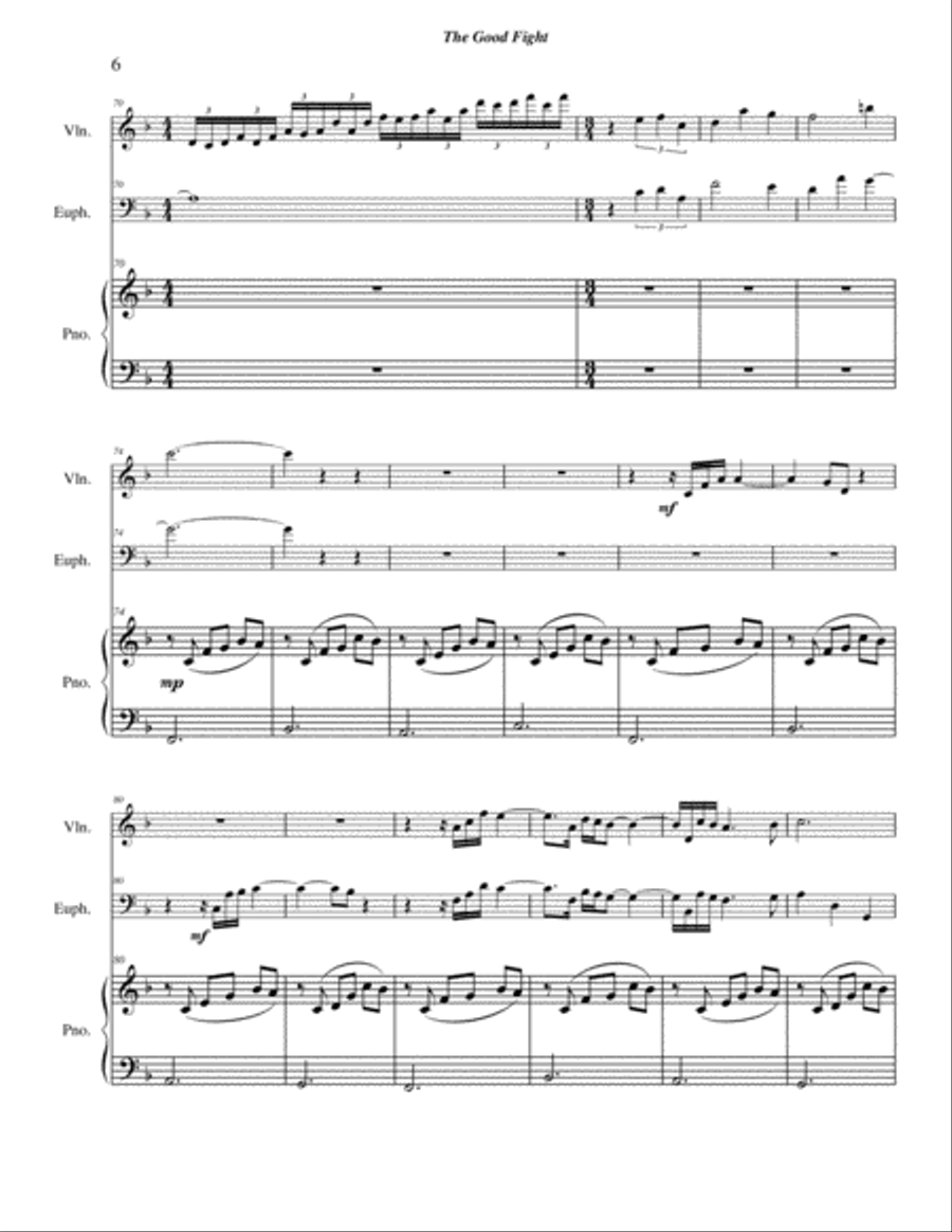 The Good Fight The Good Fight Small Ensemble scores gallery preview page 6