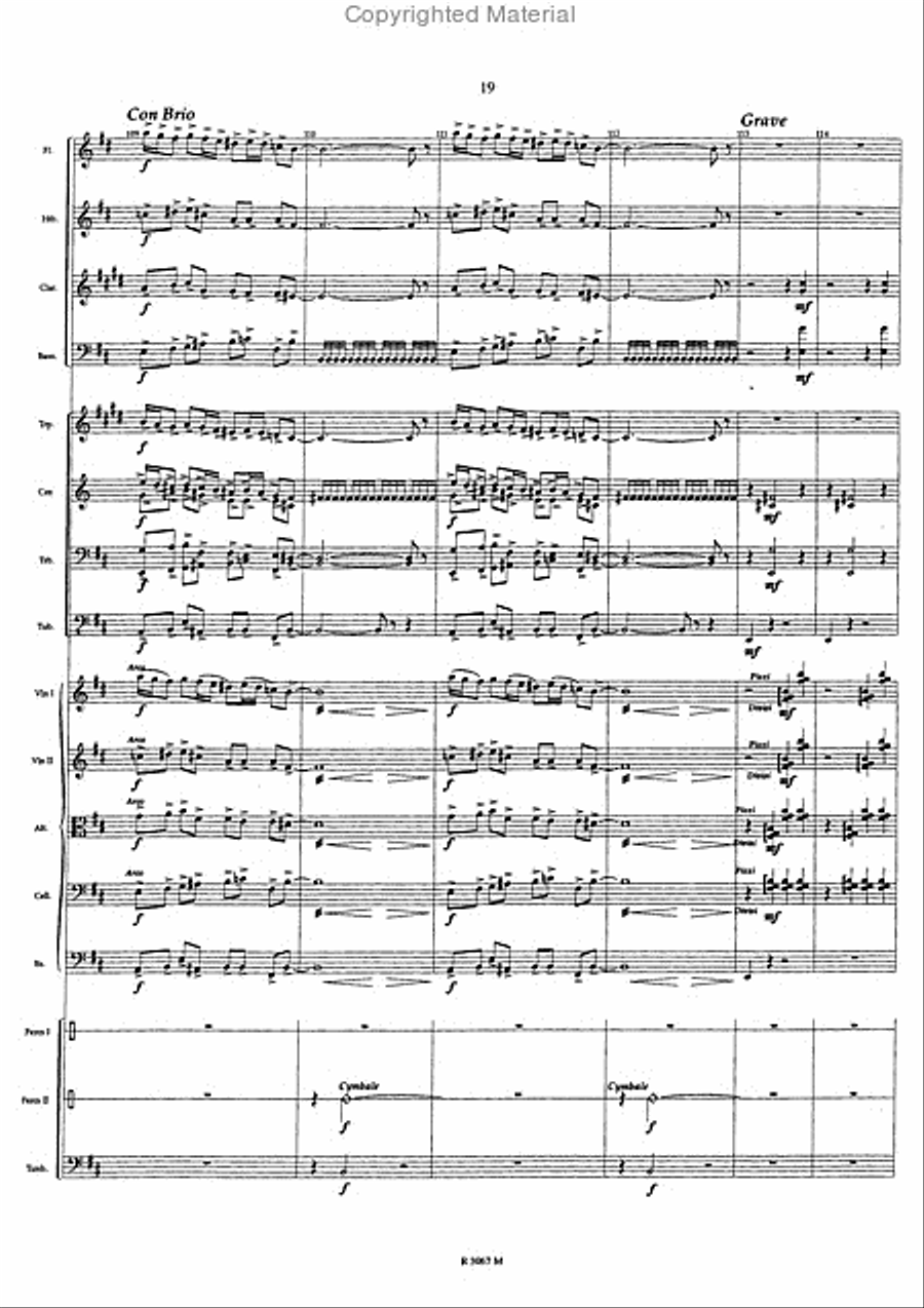 Ouverture sur des thèmes bosniaques Orchestra scores gallery preview page 20