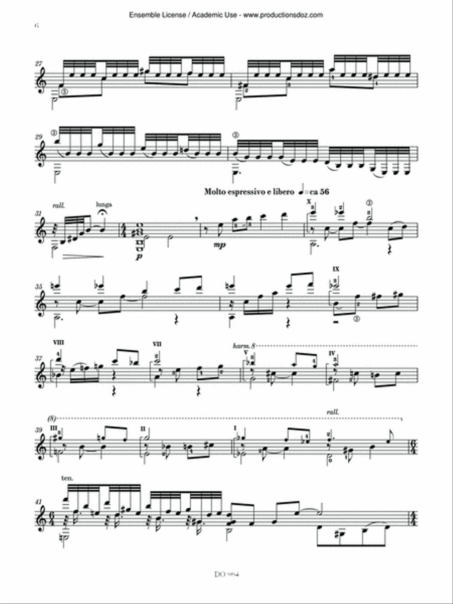 Learn & Conquer Guitar Repertoire, advanced 1 Classical Guitar scores gallery preview page 6