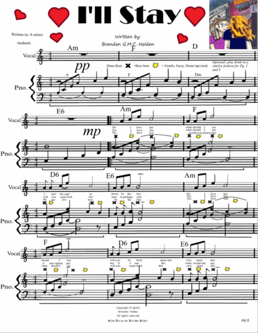I'll Stay Voice scores gallery preview page 3