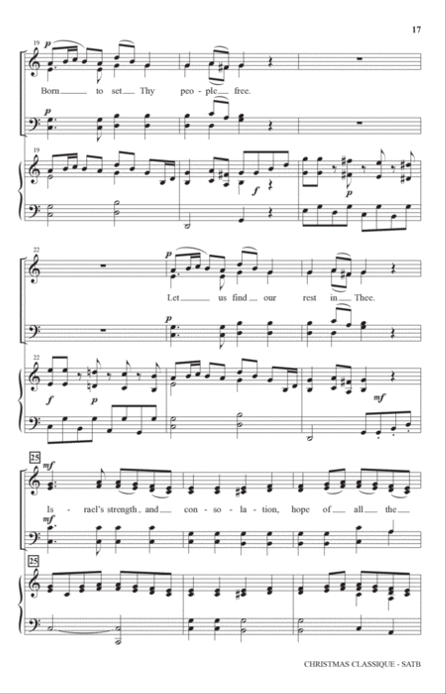 Christmas Classique 4-Part scores gallery preview page 15