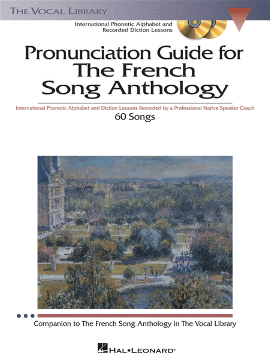 The French Song Anthology - Pronunciation Guide Voice scores gallery preview page 1