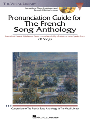 Book cover for The French Song Anthology - Pronunciation Guide
