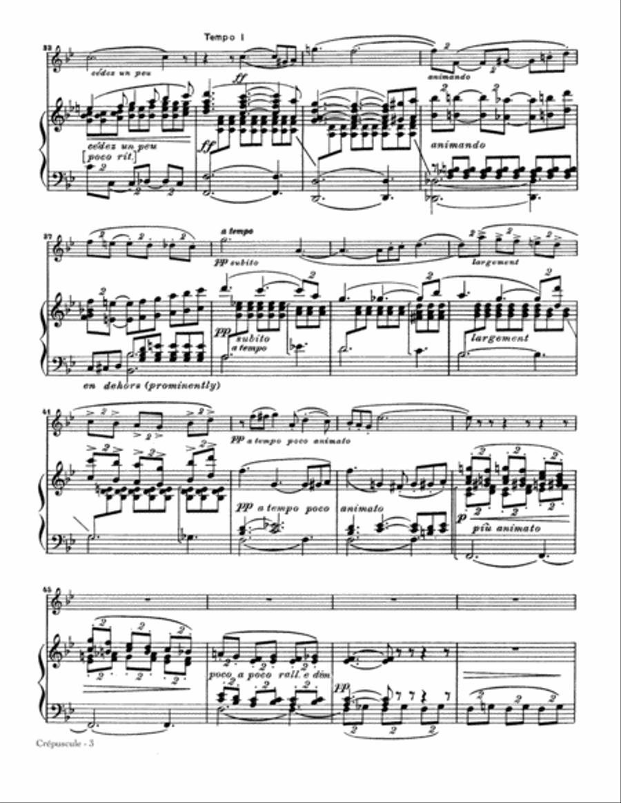 Crepuscule (Twilight) Crepuscule (Twilight) School and Community scores gallery preview page 3