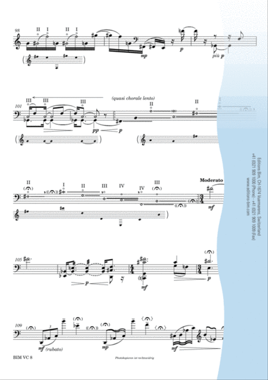 Fantasia über “O Haupt voll Blut und Wunden- Hommage à J.S.B. Cello Solo scores gallery preview page 7