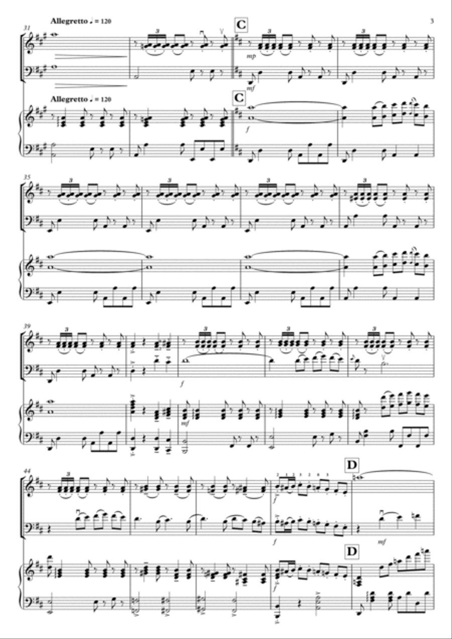 Life Is Beautiful (la Vita E Bella) Piano Trio scores gallery preview page 4