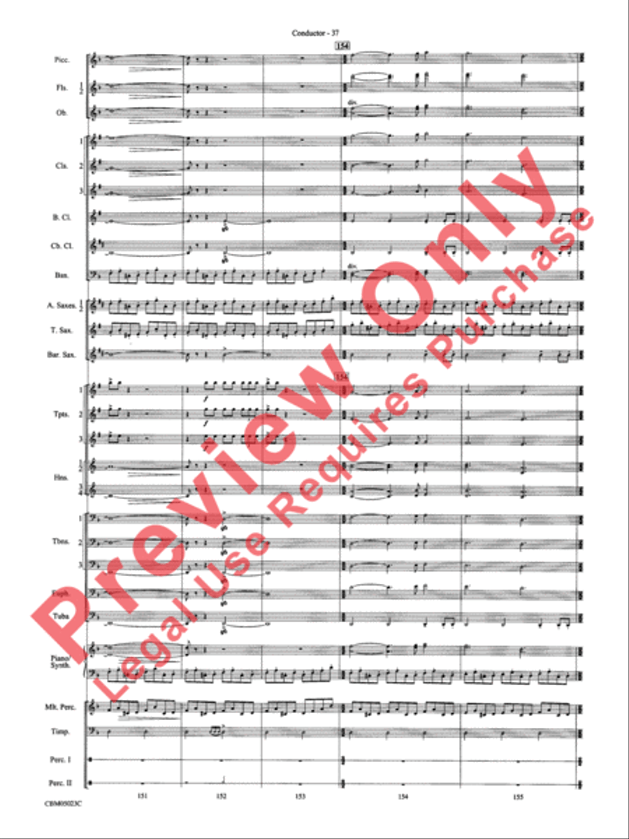 Symphonic Suite from Star Wars: Episode III Revenge of the Sith Concert Band scores gallery preview page 40