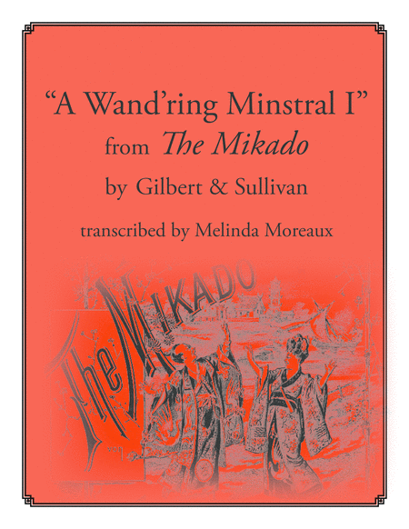 A Wand'ring Minstrel I (from The Mikado) image number null