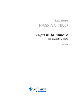 Salvatore Passantino: FUGA IN FA MINORE (ES-21-019) - Score Only