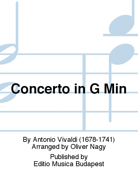 Concerto In G Min