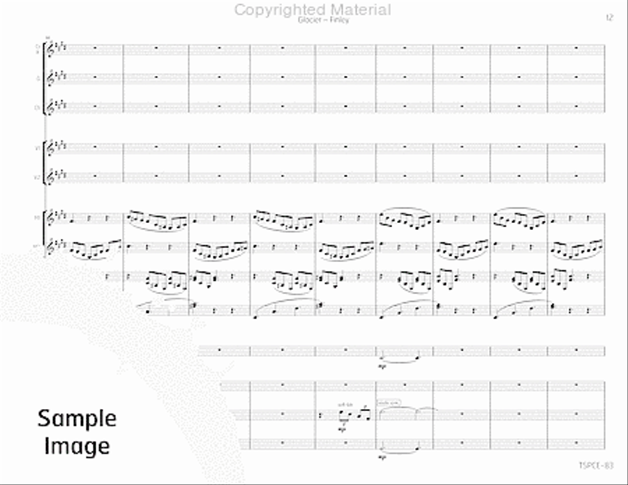 Glacier Glacier Percussion Ensemble scores gallery preview page 16