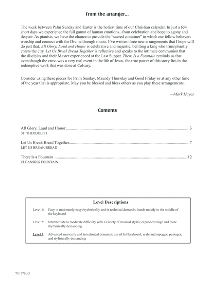 Palms and Passion Suite Piano Solo scores gallery preview page 2