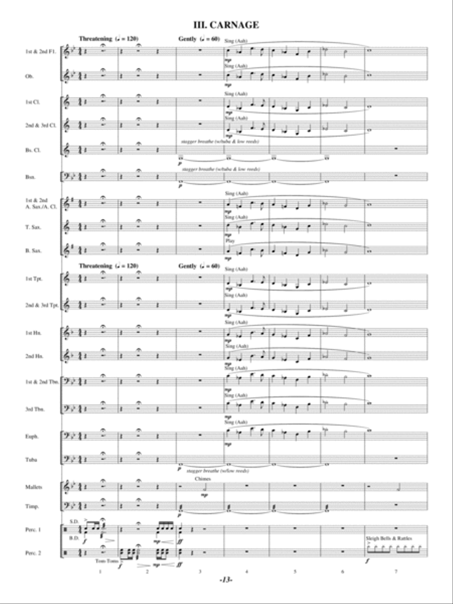 The Symphony of Souls The Symphony of Souls Concert Band scores gallery preview page 12