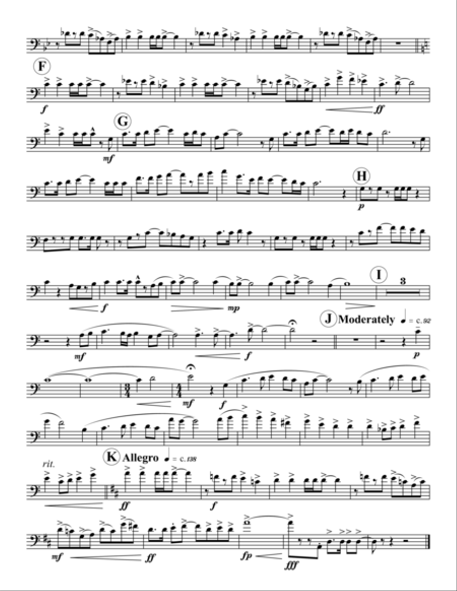 The Deputy Trombone Quartet scores gallery preview page 6