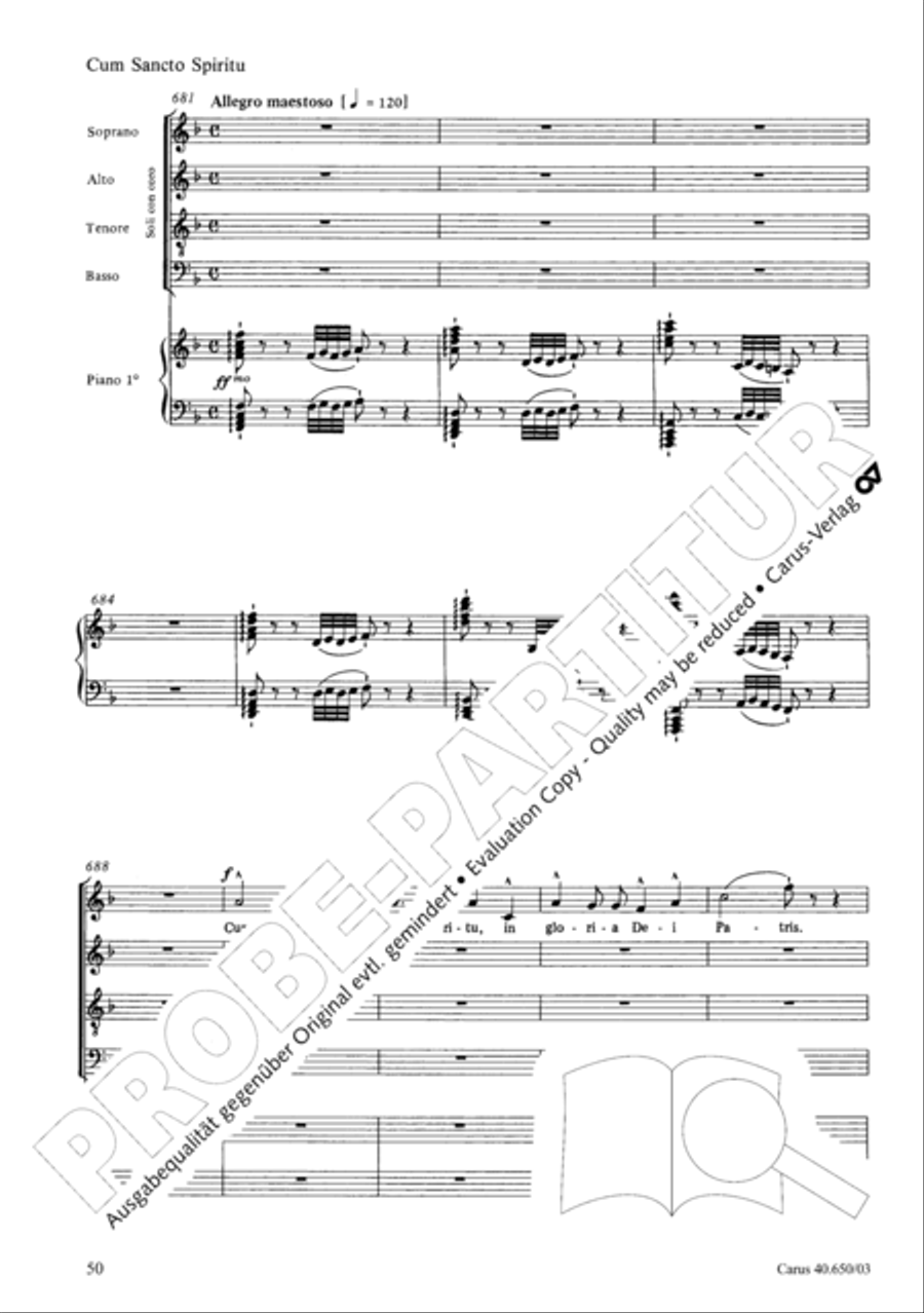 Petite Messe solennelle Petite Messe solennelle 4-Part scores gallery preview page 53