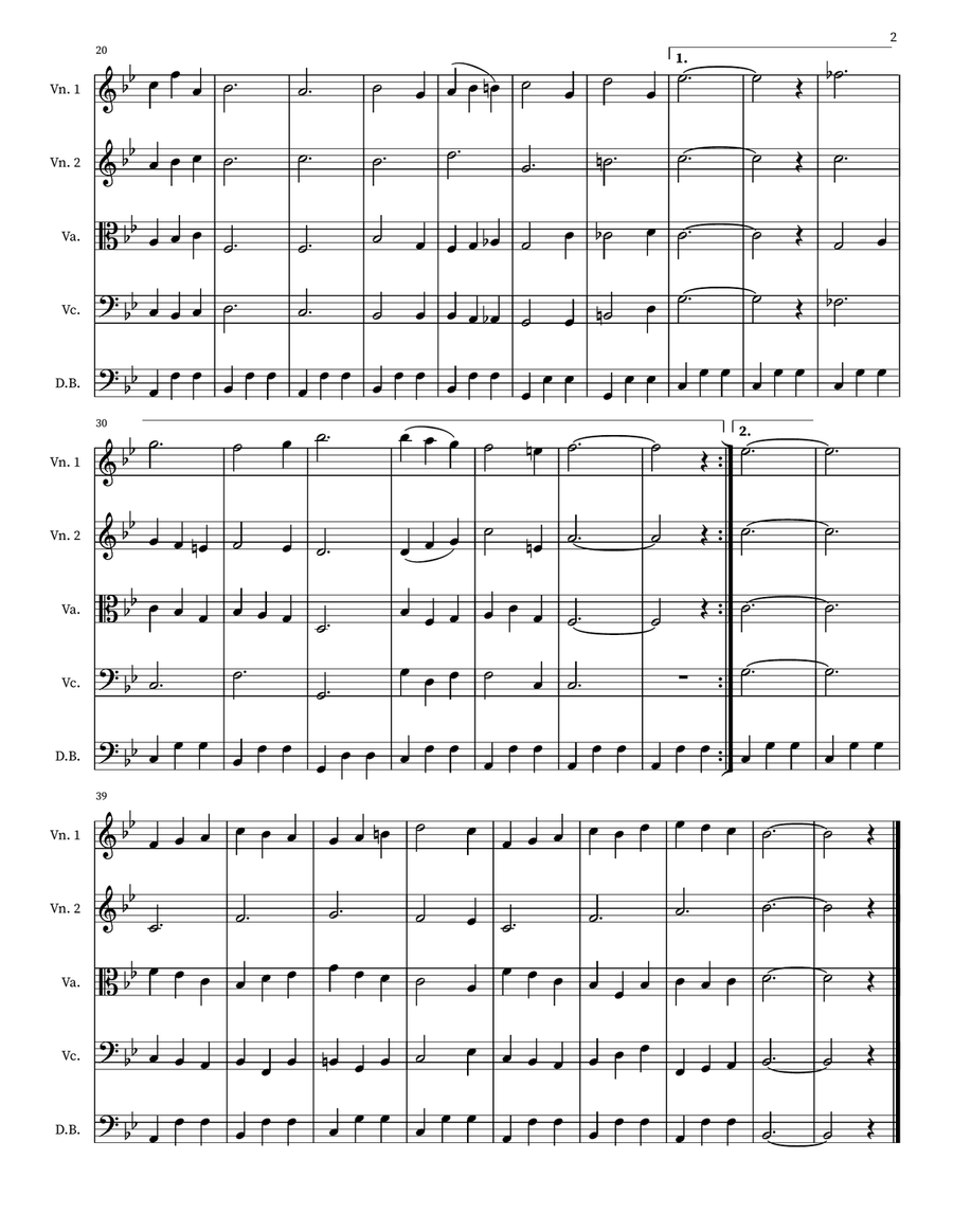 The Sleeping Beauty Waltz Small Ensemble scores gallery preview page 2