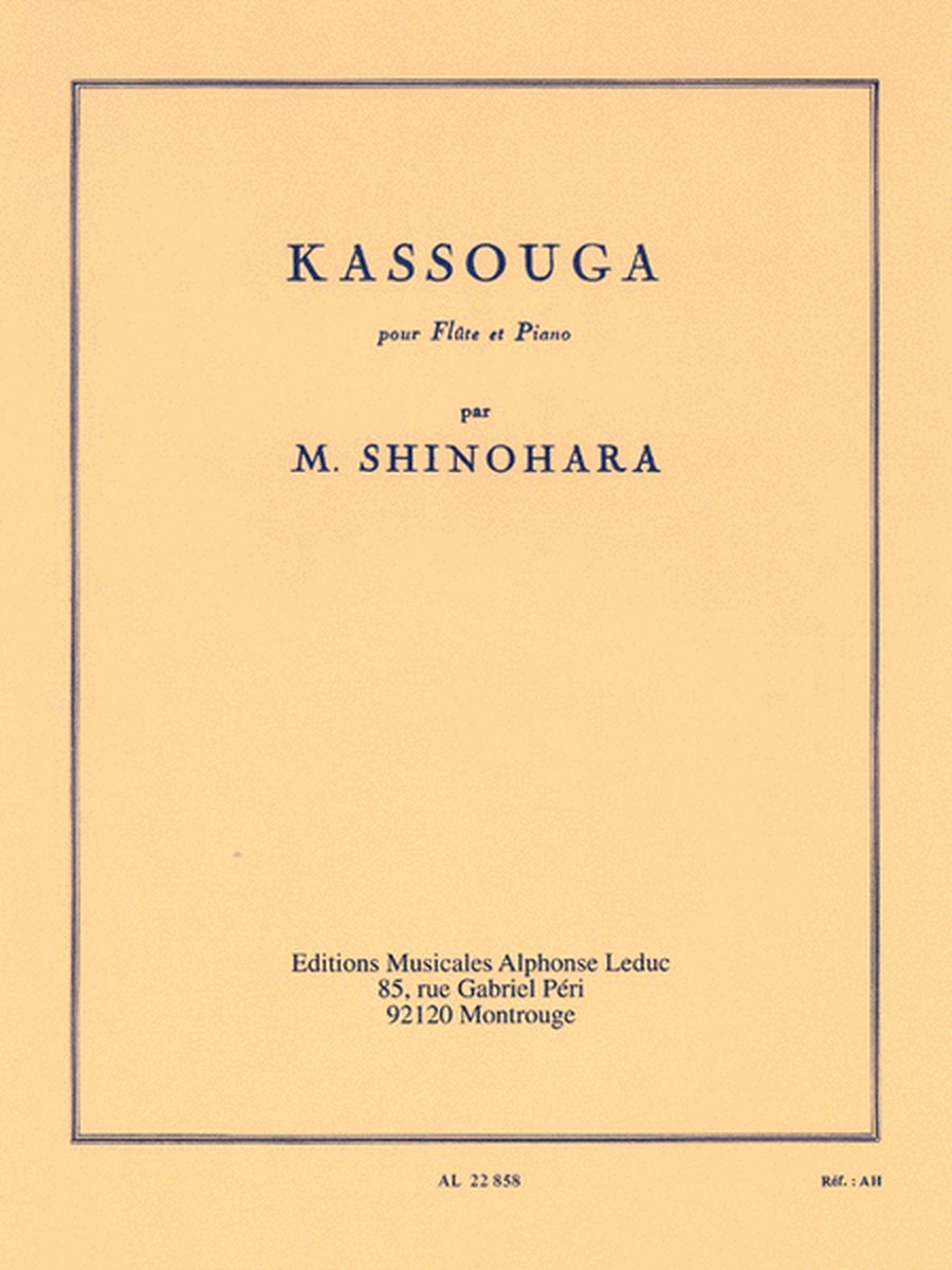 Kassouga (flute And Piano)