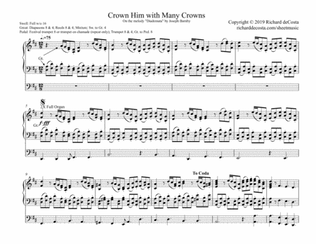Book cover for Crown Him with Many Cowns (Diademata) for Organ