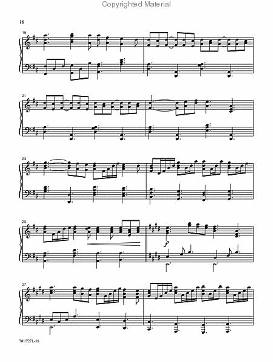 The Hymns of Keith Getty Piano Solo scores gallery preview page 7