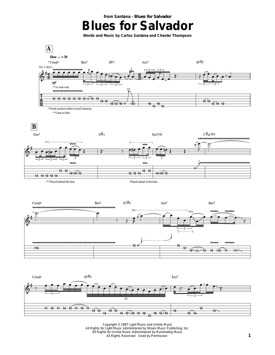 Blues for salvador online