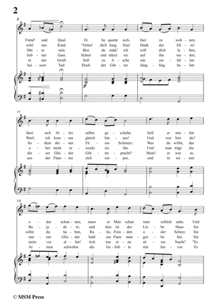 Schubert-Der Gott und die Bajadere,in G Major,for Voice&Piano image number null