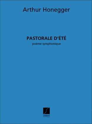 Book cover for Pastorale D'Ete Orchestre Partition