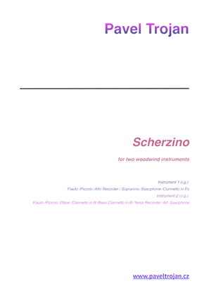 Scherzino for two woodwind instruments