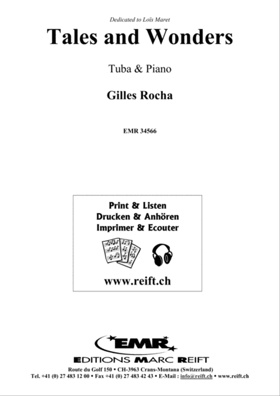 Tales and Wonders Tuba scores gallery preview page 1