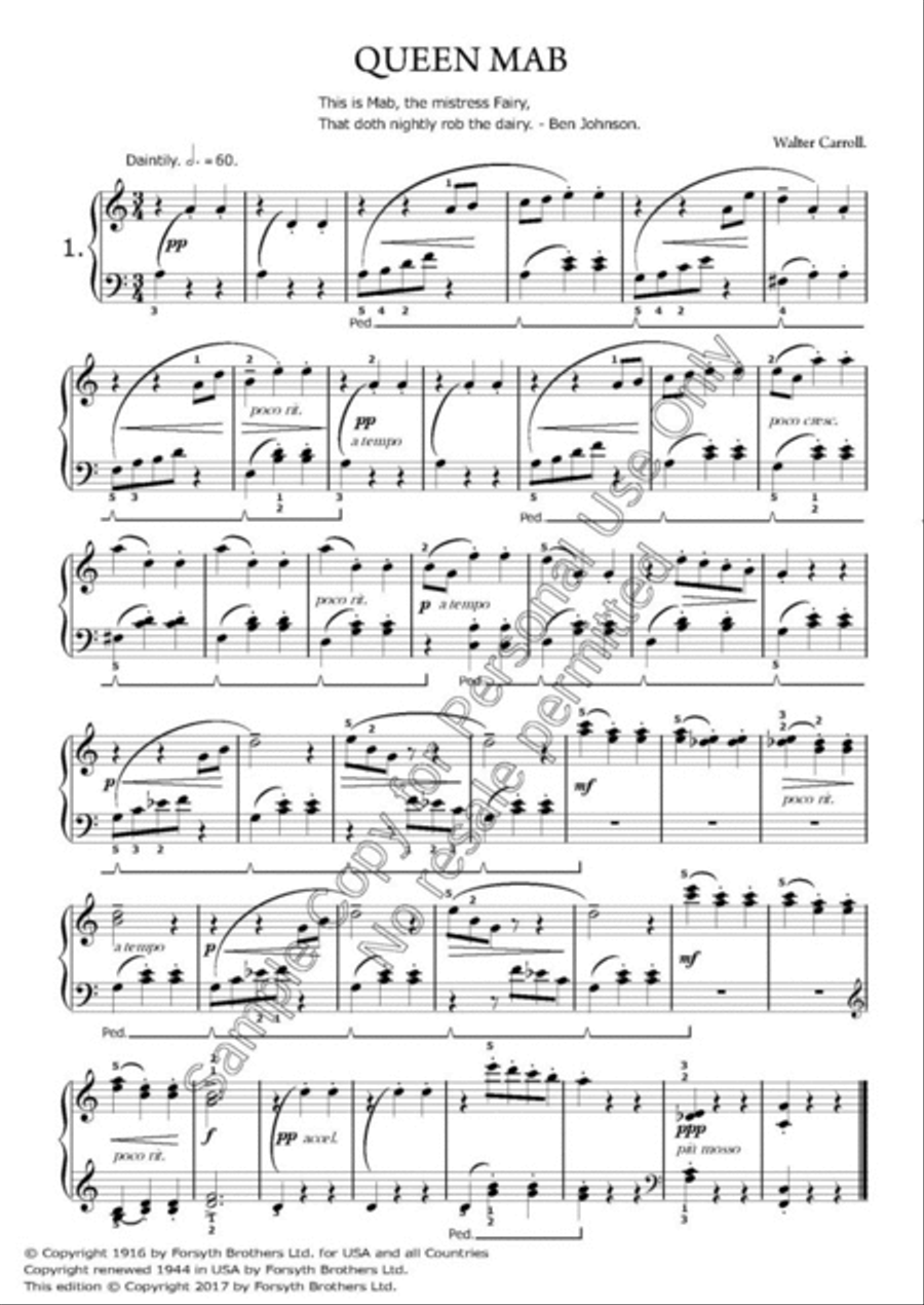 Forest Fantasies Piano Solo scores gallery preview page 2