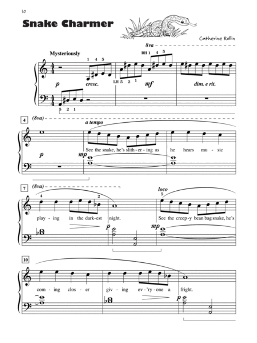 The Bean Bag Zoo Collector, Book 2 Easy Piano scores gallery preview page 3