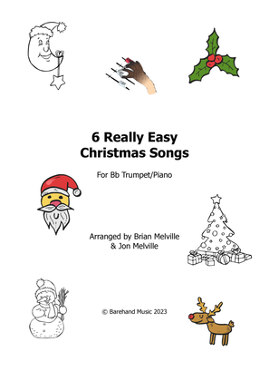 6 Really Easy Christmas Songs for Bb Trumpet & Piano
