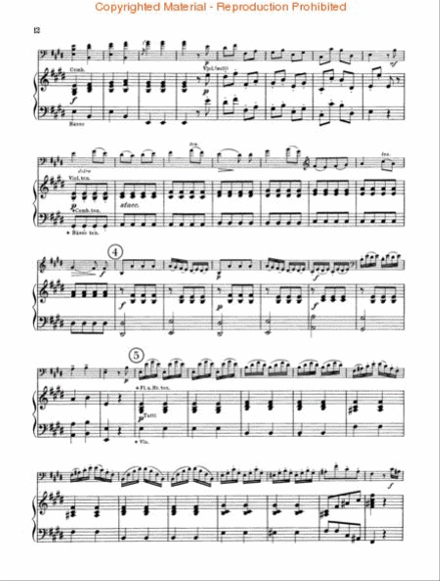 Double Bass Concerto in E Major, Krebs 172 Double Bass scores gallery preview page 3