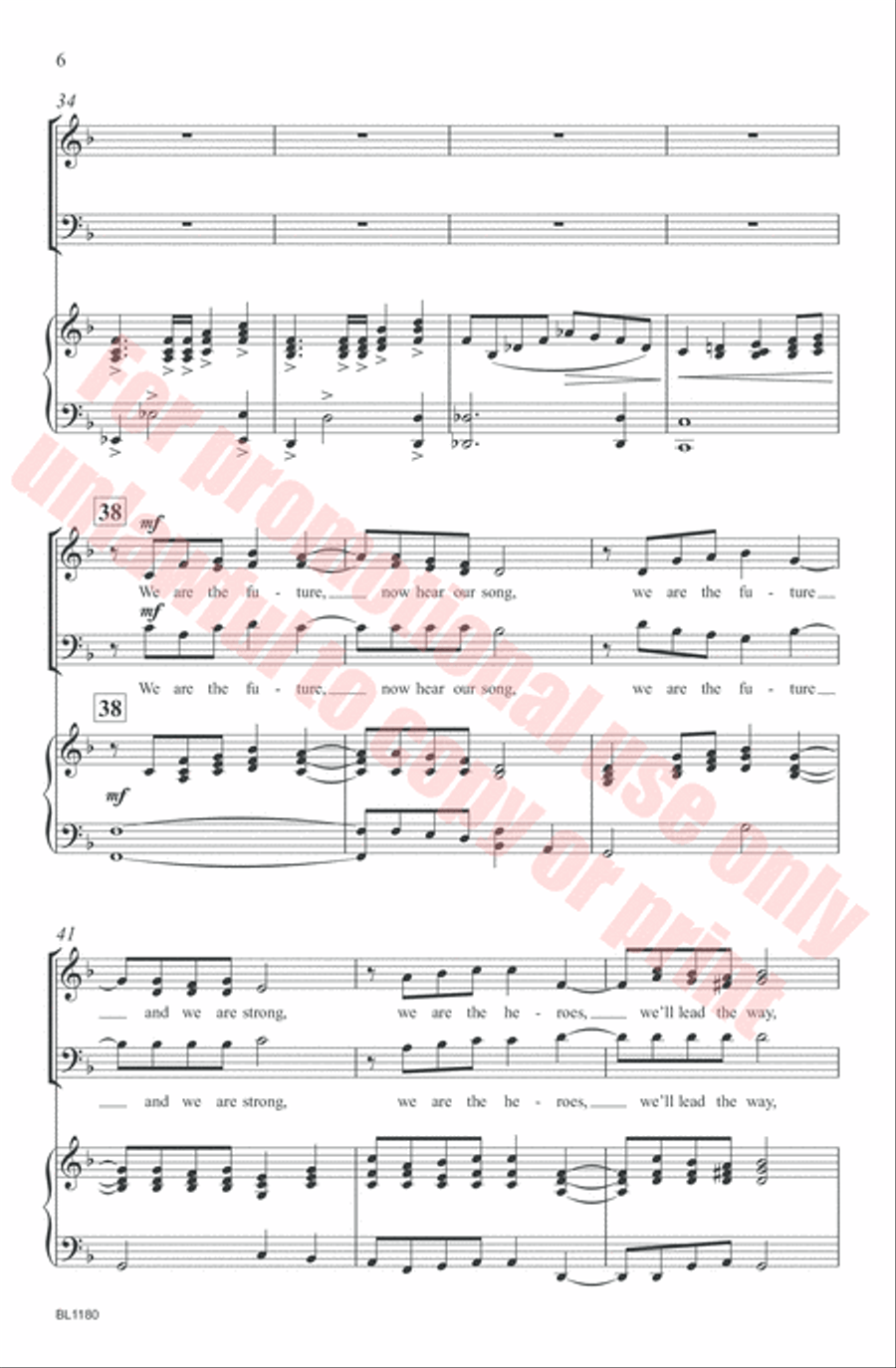 We Are the Heroes 3-Part scores gallery preview page 6