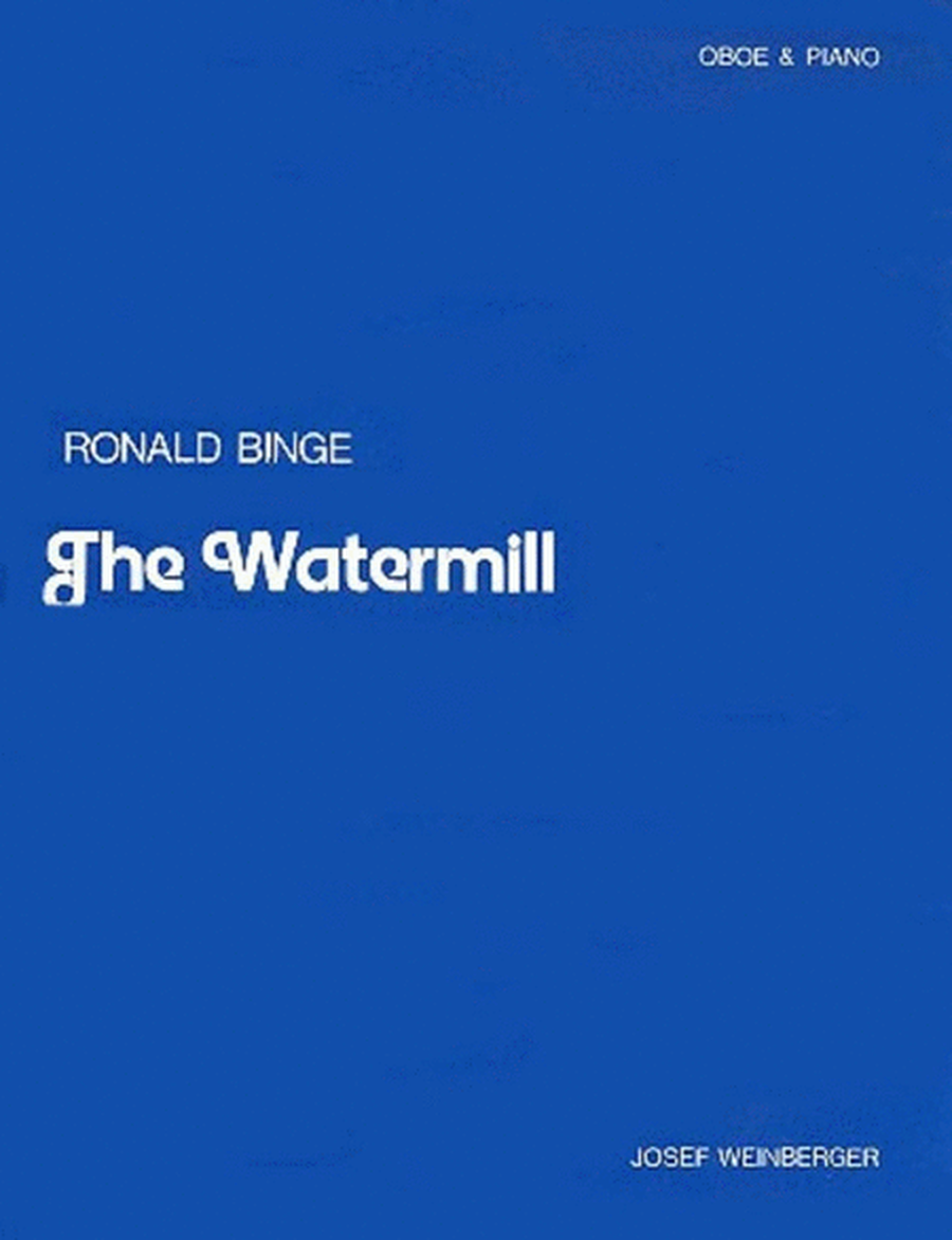 Binge - The Watermill For Oboe/Piano