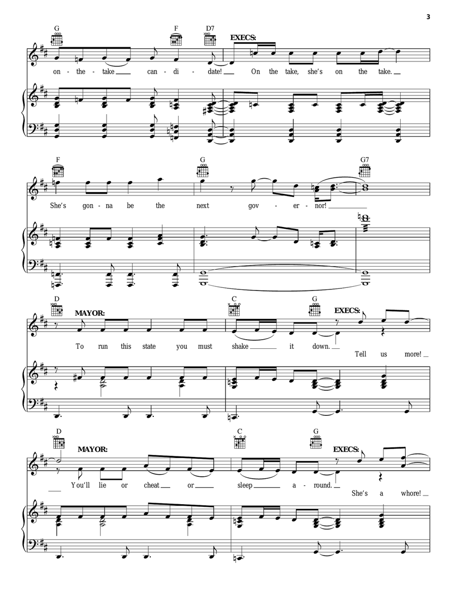Jersey Girl Guitar scores gallery preview page 3