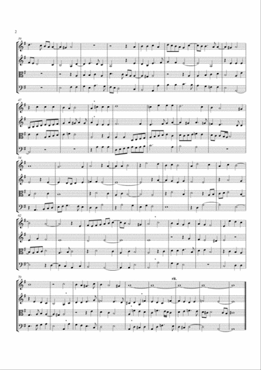 Magi Viderunt Stellam String Quartet scores gallery preview page 2