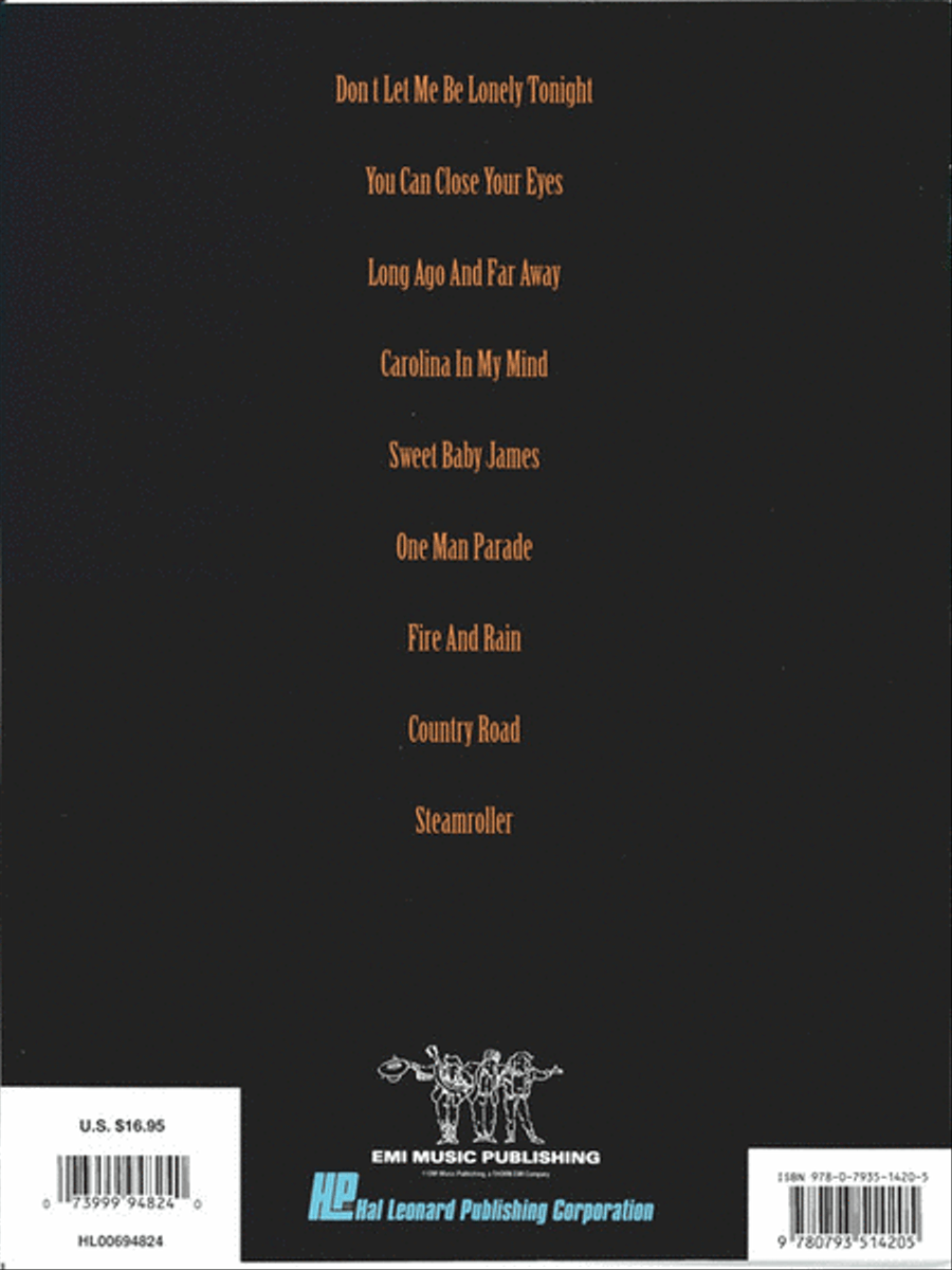 The Best of James Taylor Electric Guitar scores gallery preview page 7